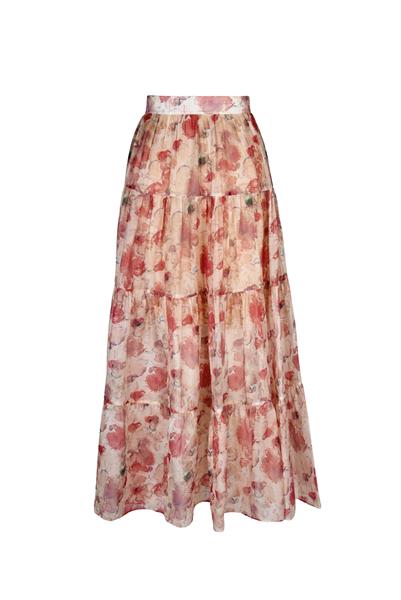 FLORAL MAXI SKIRT